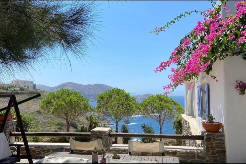 Villa C & C _ Cycladic House With Endless Sea View Ermoupoli Exterior foto